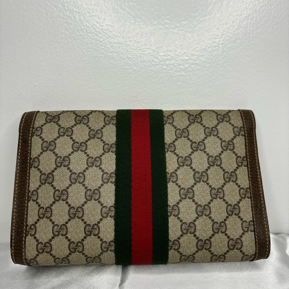 Gucci Web Sherry Line Clutch - Picture 3 of 11